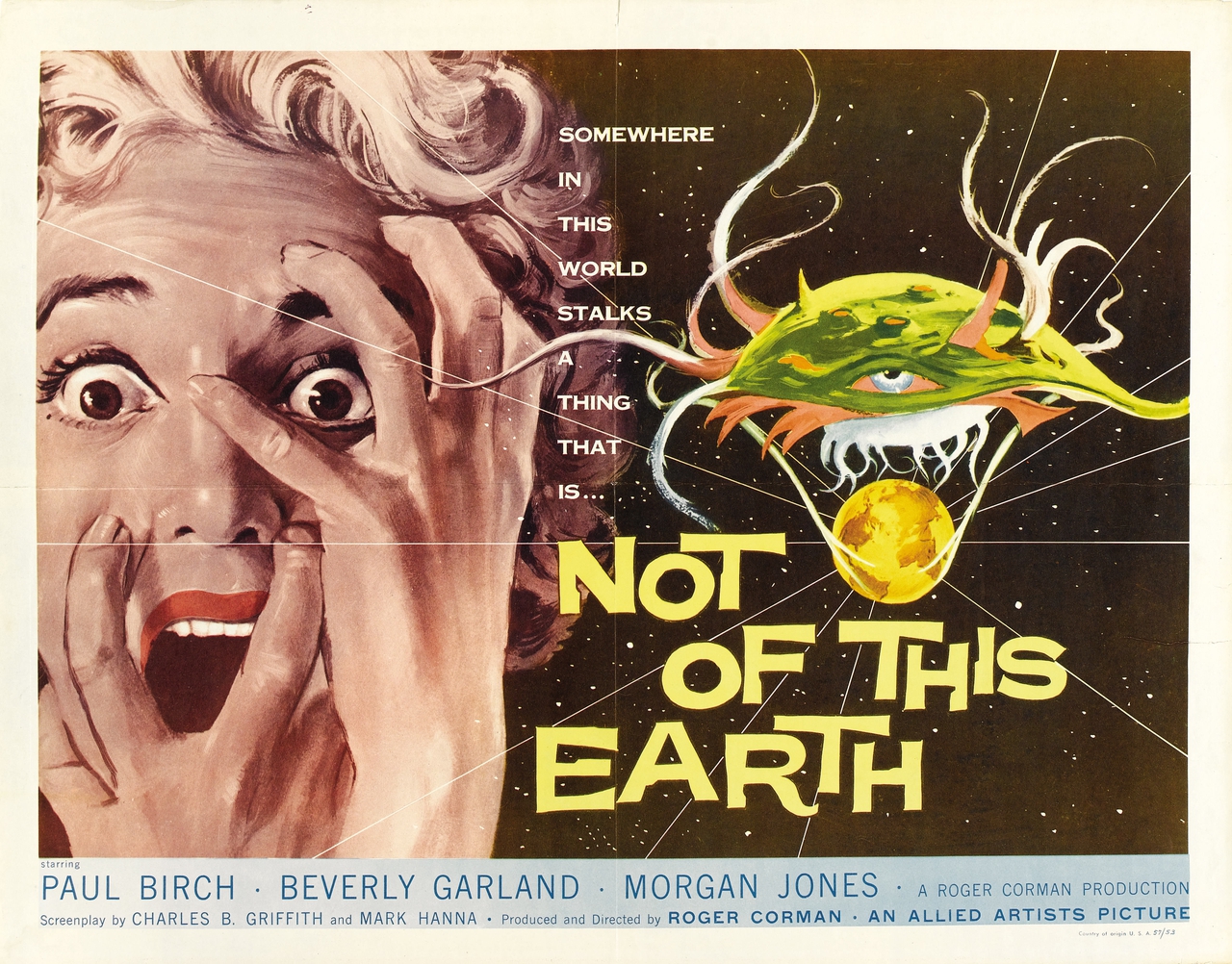 Beverly Garland در صحنه فیلم سینمایی Not of This Earth