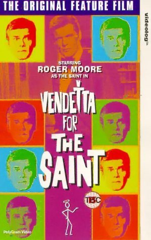 Roger Moore در صحنه فیلم سینمایی Vendetta for the Saint