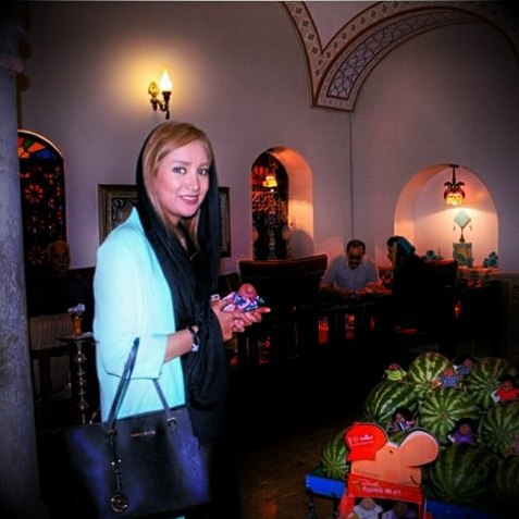 تصویری شخصی از بهاره افشاری، بازیگر و تهیه کننده سینما و تلویزیون