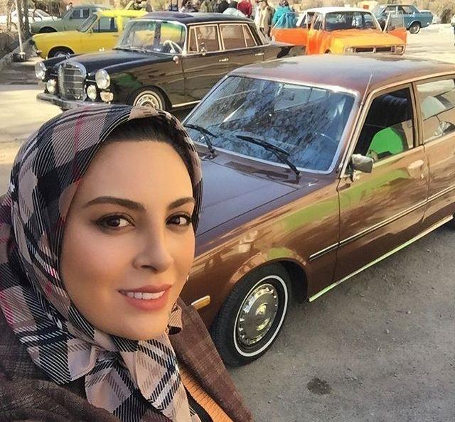 حدیثه تهرانی در صحنه سریال تلویزیونی پرواز در ارتفاع صفر