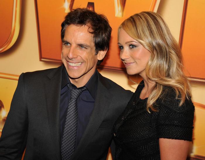 Christine Taylor در صحنه فیلم سینمایی سرقت از برج به همراه Ben Stiller