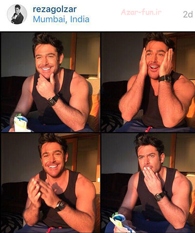 تصویری شخصی از محمدرضا گلزار، بازیگر و مجری سینما و تلویزیون