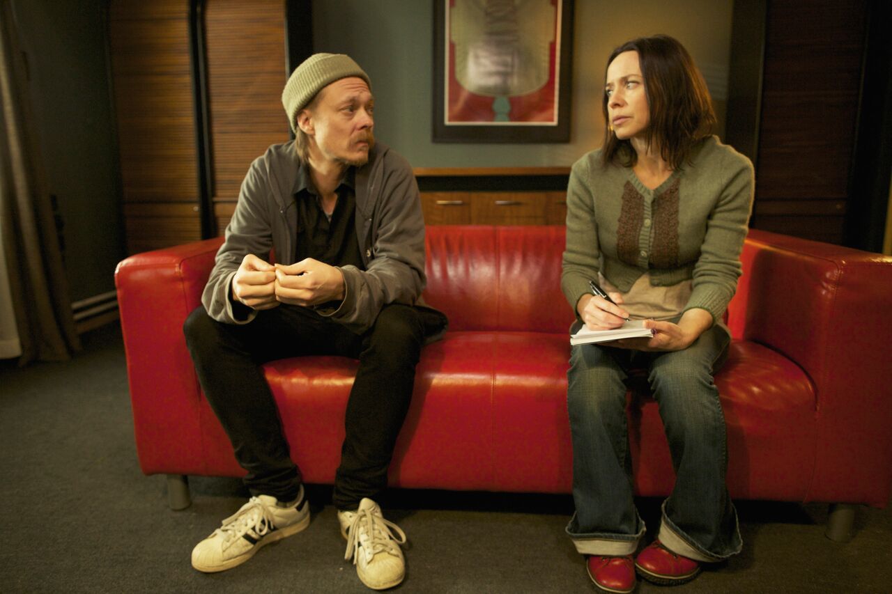 کریستوفر جونر در صحنه سریال تلویزیونی Dag به همراه Kirsti Eline Torhaug