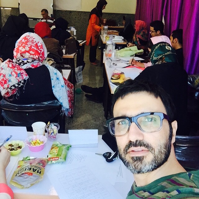 تصویری شخصی از محمدرضا فروتن، بازیگر سینما و تلویزیون