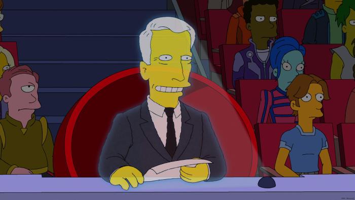 Anderson Cooper در صحنه سریال تلویزیونی سیمپسون ها