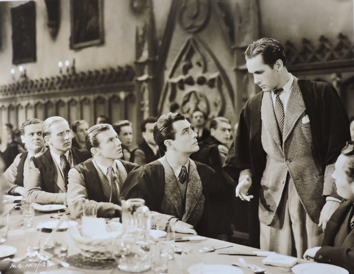 Robert Taylor در صحنه فیلم سینمایی A Yank at Oxford به همراه Griffith Jones