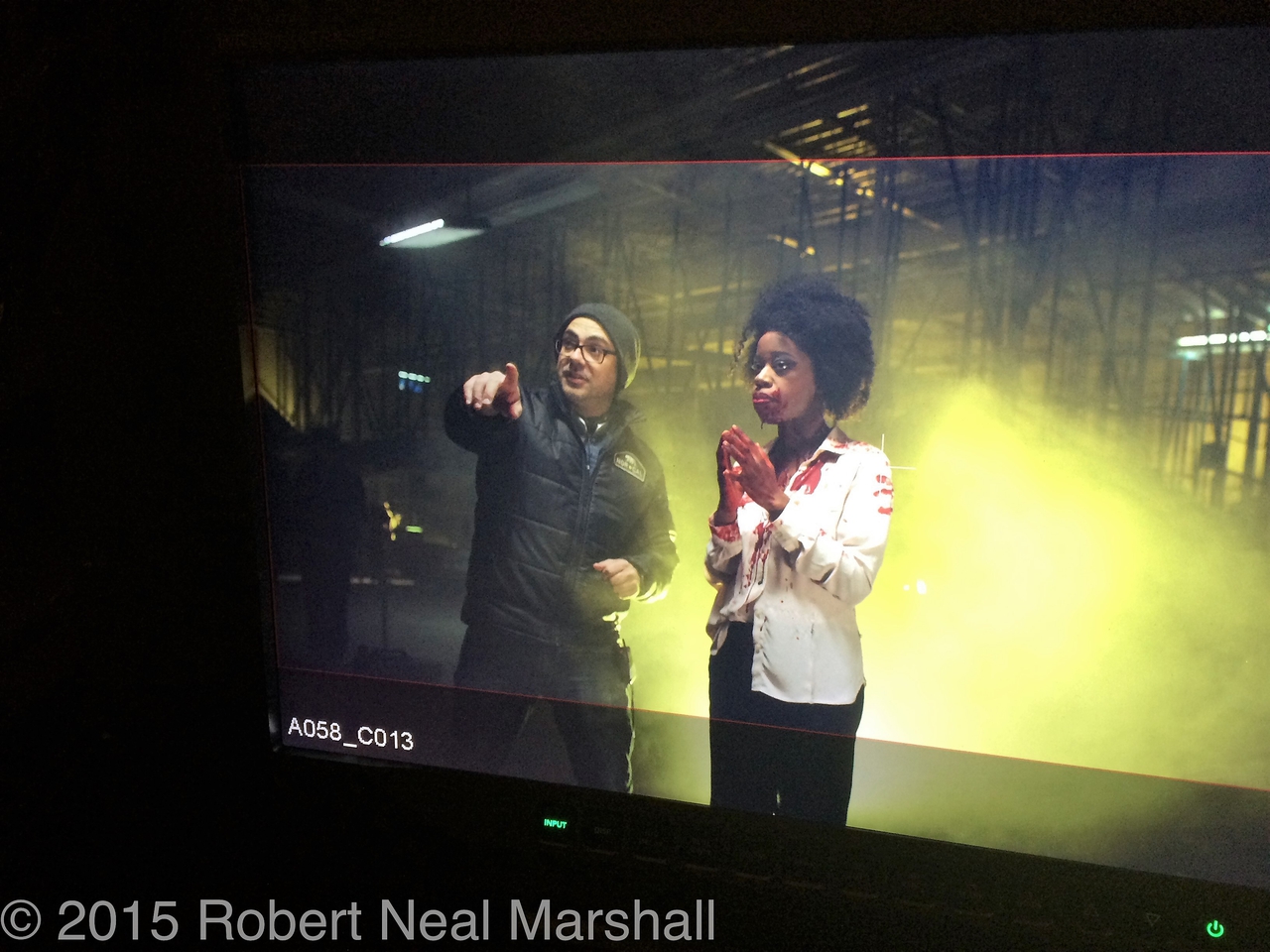 Mitchell Altieri در صحنه فیلم سینمایی The Night Watchmen به همراه Diona Reasonover