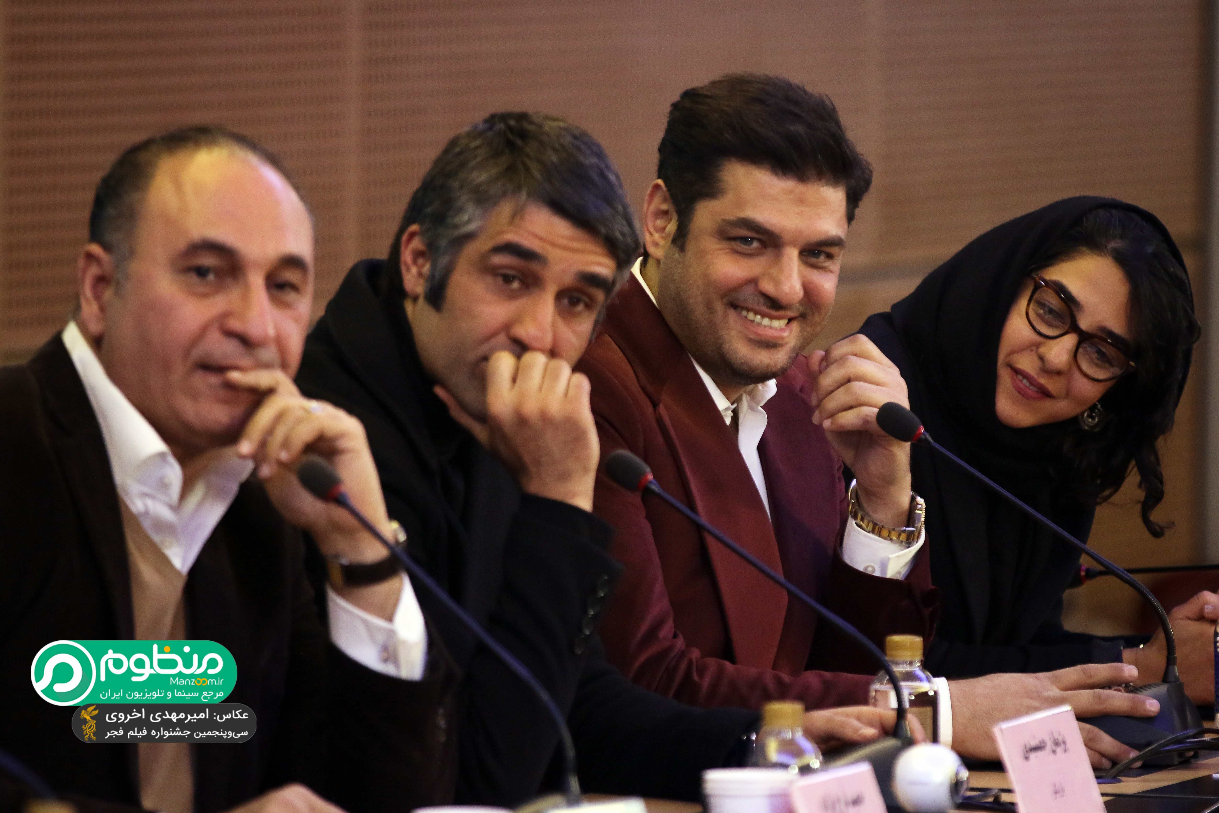 نشست خبری فیلم سینمایی خوب بد جلف با حضور پژمان جمشیدی، حمید فرخ‌نژاد و سام درخشانی