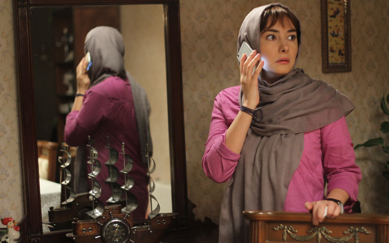 هانیه توسلی در صحنه فیلم سینمایی هفت ماهگی