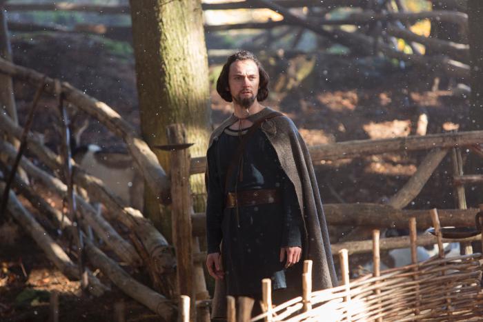 George Blagden در صحنه سریال تلویزیونی وایکینگ ها