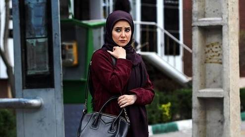 الناز حبیبی در صحنه سریال تلویزیونی دل دار