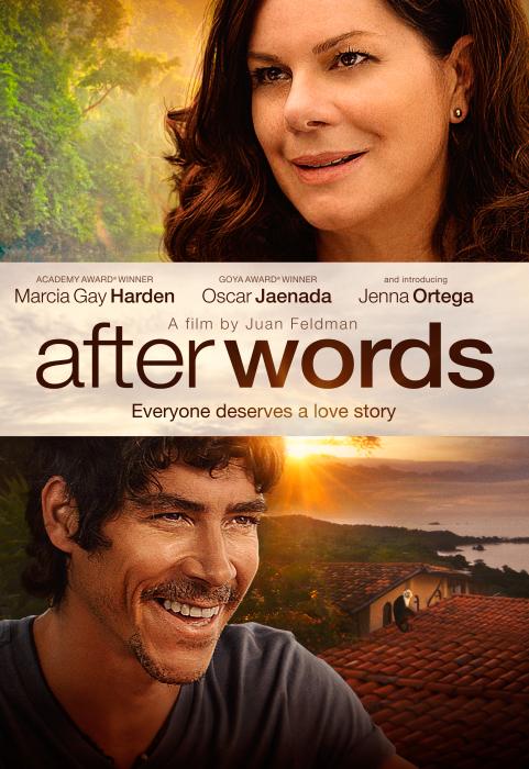 اسکار جانادا در صحنه فیلم سینمایی After Words به همراه Jenna Ortega و مارسیا گی هاردن