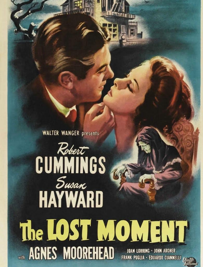 اگنس مورهد در صحنه فیلم سینمایی The Lost Moment به همراه Robert Cummings و Susan Hayward