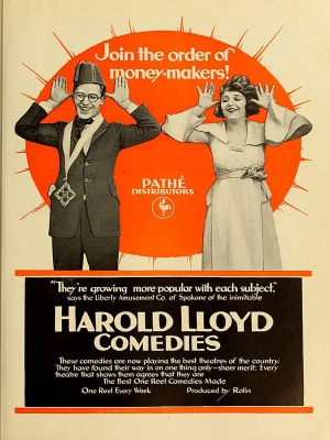 پوستر فیلم سینمایی هارولدلوید در دیوانه سینما به کارگردانی Clyde Bruckman - Harold Lloyd