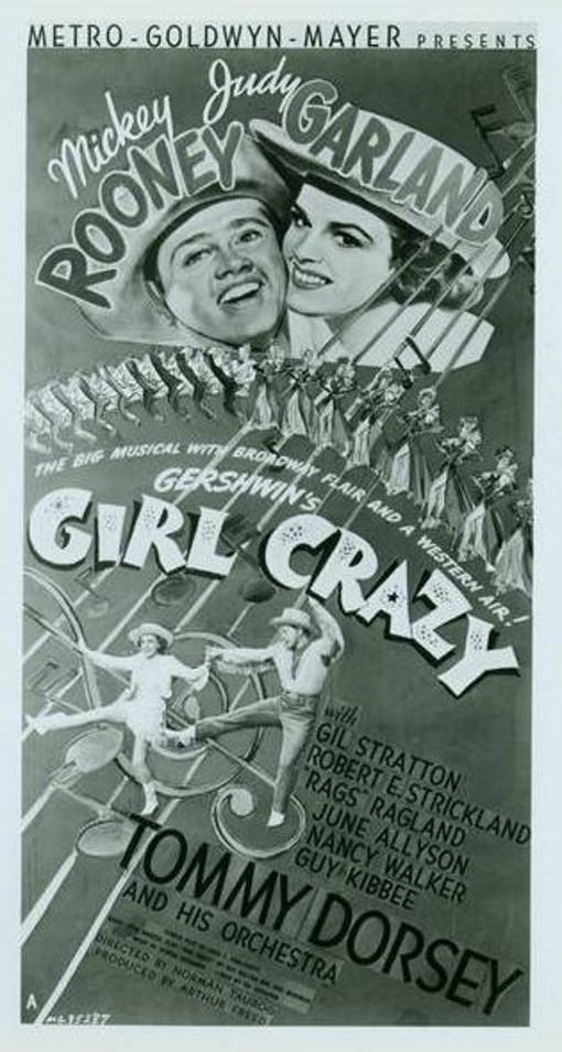  فیلم سینمایی Girl Crazy با حضور جودی گارلند و Mickey Rooney