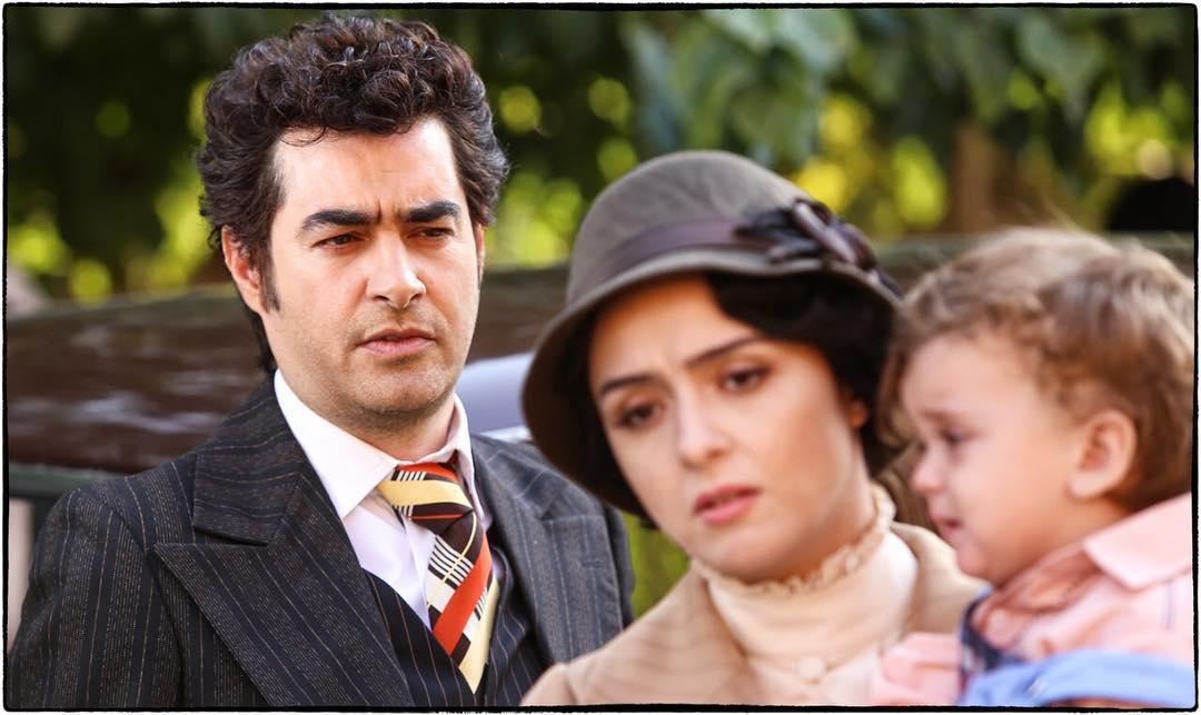 سید‌شهاب حسینی در صحنه سریال تلویزیونی شهرزاد 3 به همراه ترانه علیدوستی