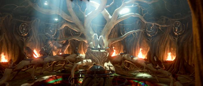 Richard Roxburgh در صحنه فیلم سینمایی افسانه محافظان: جغدهای گاهول