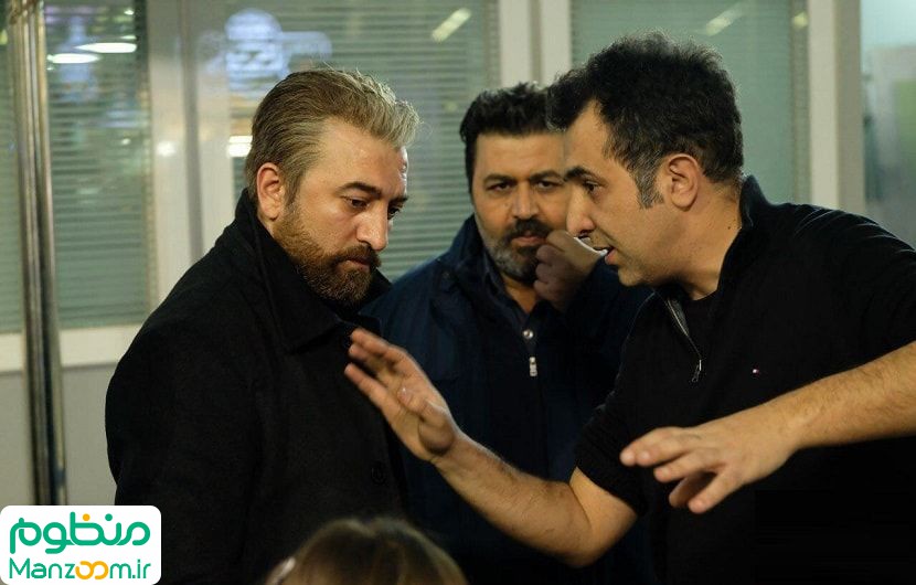 مجید صالحی در صحنه فیلم سینمایی کلمبوس به همراه فرهاد اصلانی