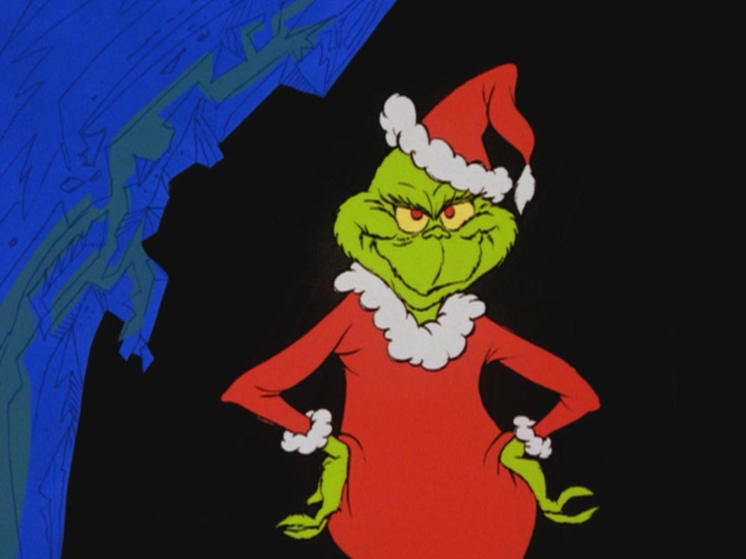 Boris Karloff در صحنه فیلم سینمایی How the Grinch Stole Christmas!