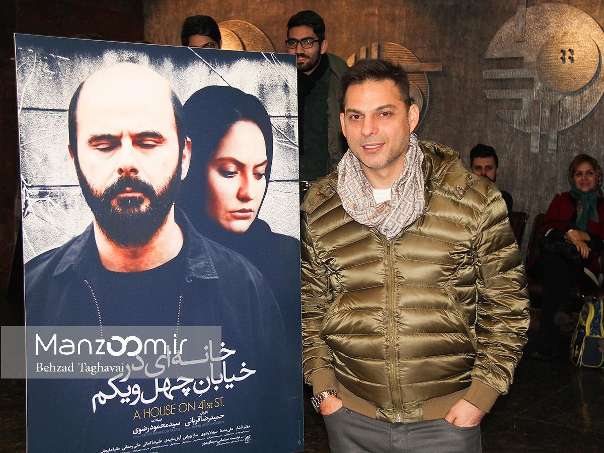 پیمان معادی در اکران افتتاحیه فیلم سینمایی خانه‌ای در‌ خیابان چهل‌ و یکم