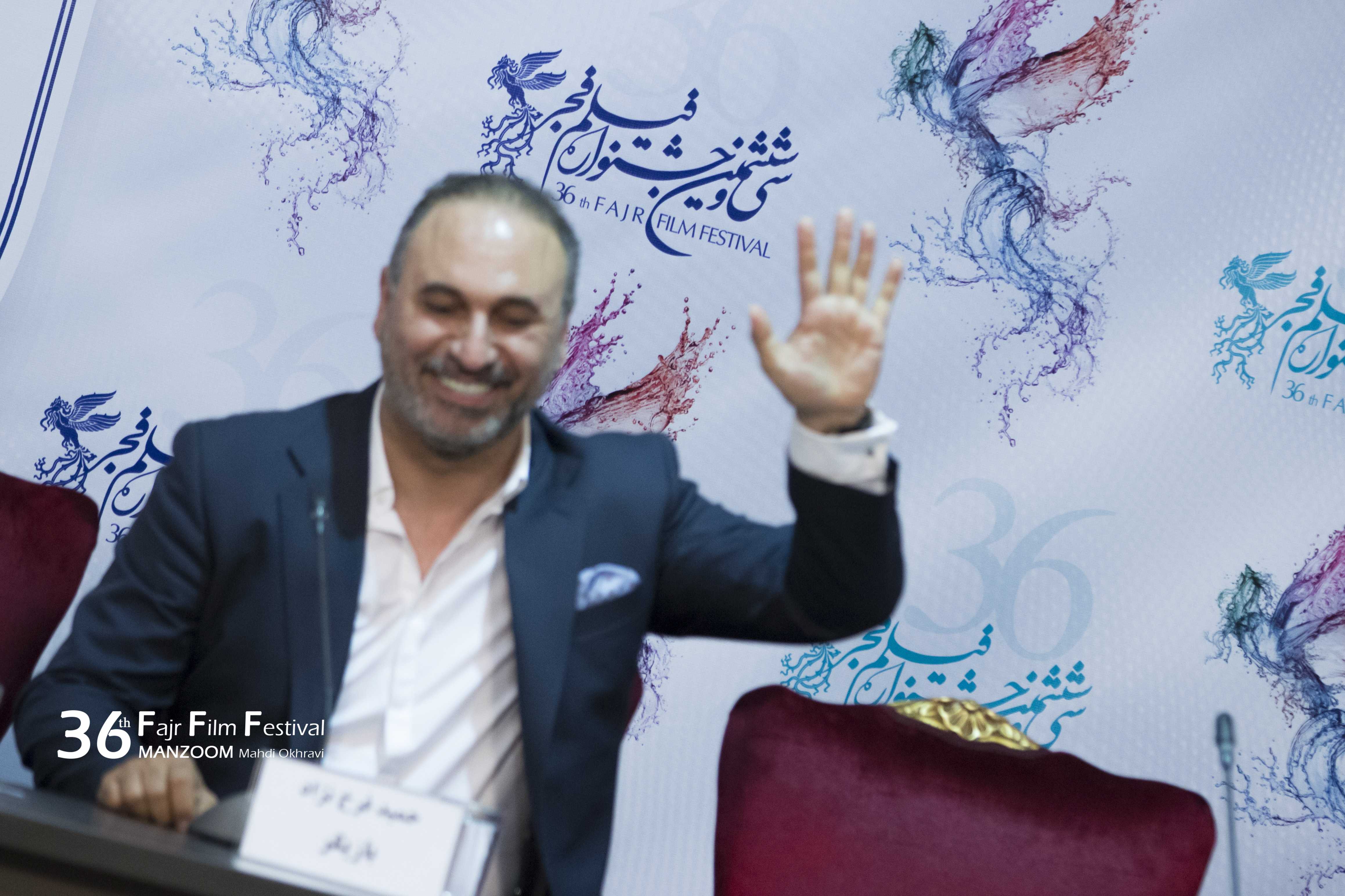 حمید فرخ‌نژاد در نشست خبری فیلم سینمایی لاتاری