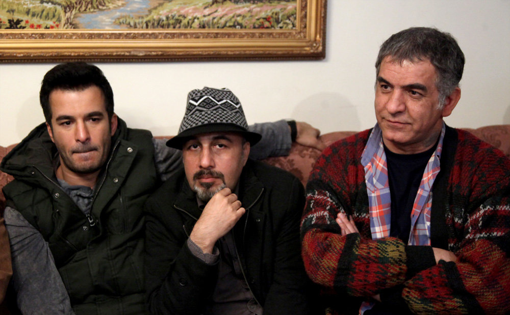 پشت صحنه سریال تلویزیونی پنچری با حضور رضا عطاران، بهشاد شریفیان و یوسف تیموری