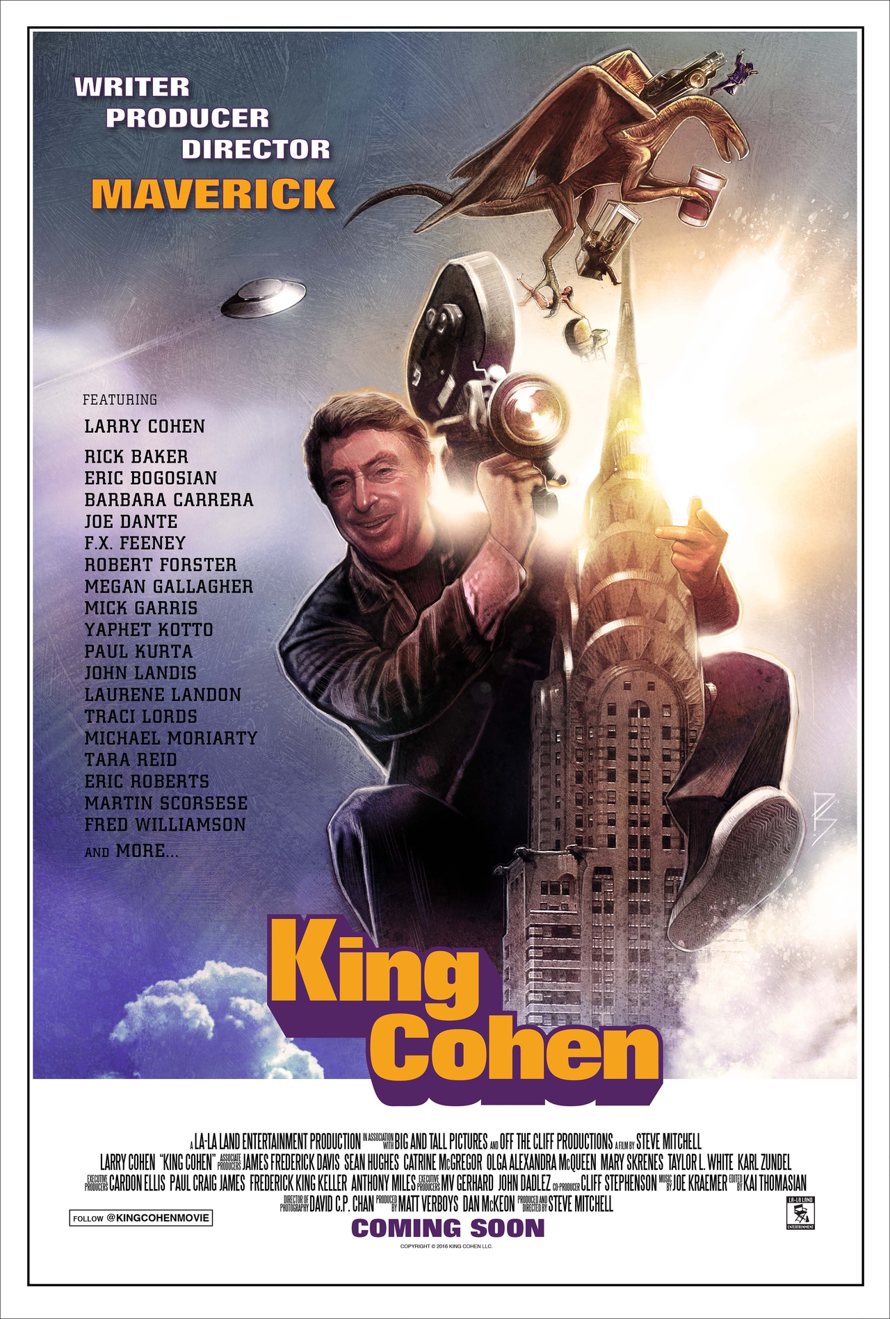  فیلم سینمایی King Cohen: The Wild World of Filmmaker Larry Cohen به کارگردانی Steve Mitchell