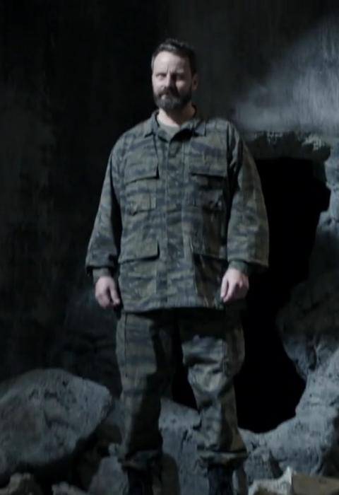 رایان رابینز در صحنه سریال تلویزیونی پیکان