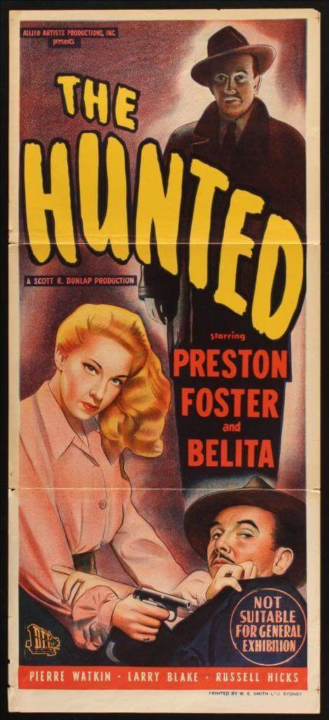 Preston Foster در صحنه فیلم سینمایی The Hunted به همراه Belita