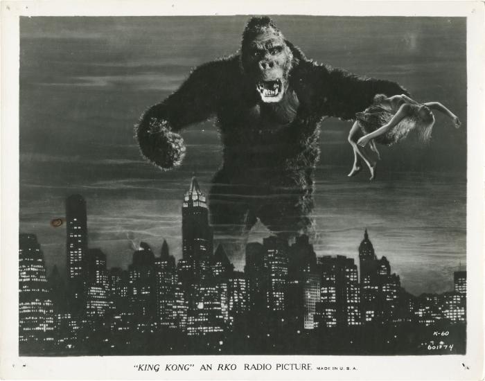 King Kong در صحنه فیلم سینمایی کینگ کونگ