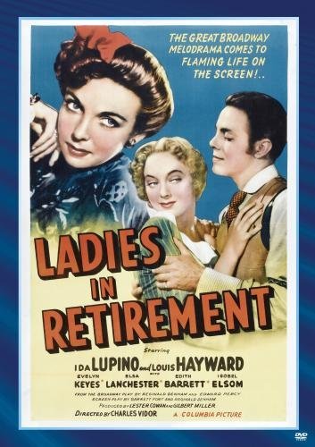 Ida Lupino در صحنه فیلم سینمایی Ladies in Retirement به همراه Louis Hayward