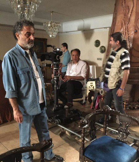 پشت صحنه سریال تلویزیونی ماه و پلنگ به کارگردانی احمد امینی و محمد حجت ذیجودی