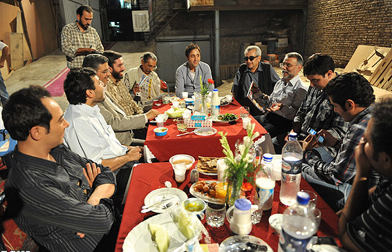 پشت صحنه سریال تلویزیونی نون و ریحون به کارگردانی فرزاد مؤتمن و بهرنگ توفیقی