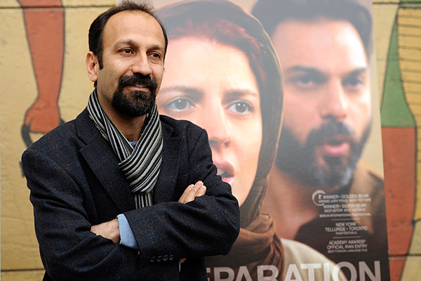 اصغر فرهادی، نویسنده و کارگردان سینما و تلویزیون - عکس اکران