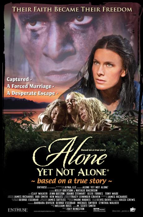 Kelly Devens در صحنه فیلم سینمایی Alone Yet Not Alone