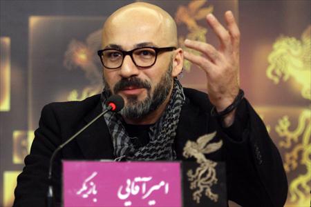 امیر آقایی، بازیگر و نویسنده سینما و تلویزیون - عکس جشنواره