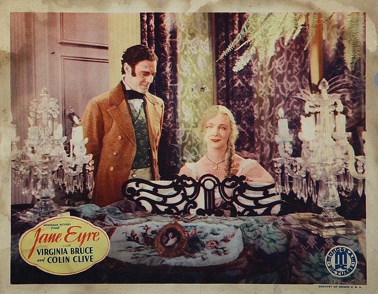 Virginia Bruce در صحنه فیلم سینمایی Jane Eyre به همراه Colin Clive