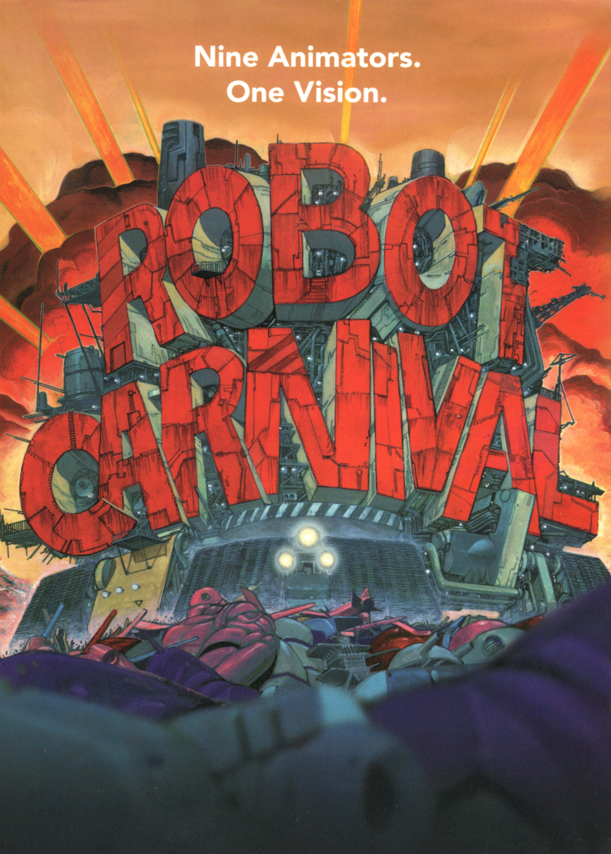  فیلم سینمایی Robot Carnival به کارگردانی Hiroyuki Kitakubo و Katsuhiro Ôtomo و کوجی موریموتو و Yasuomi Umetsu و Atsuko Fukushima و Hiroyuki Kitazume و Takashi Nakamura و Manabu Ôhashi و Hidetoshi Ômori