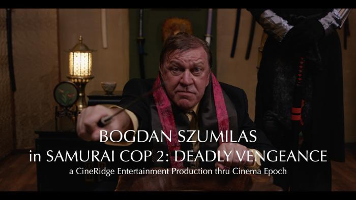 Bogdan Szumilas در صحنه فیلم سینمایی Samurai Cop 2: Deadly Vengeance