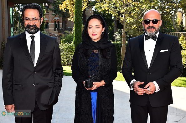 امیر آقایی در تست گريم فیلم سینمایی چهارشنبه 19 اردیبهشت به همراه وحید جلیلوند و نیکی کریمی