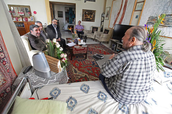 تصویری شخصی از محمدعلی کشاورز، بازیگر و کارگردان سینما و تلویزیون