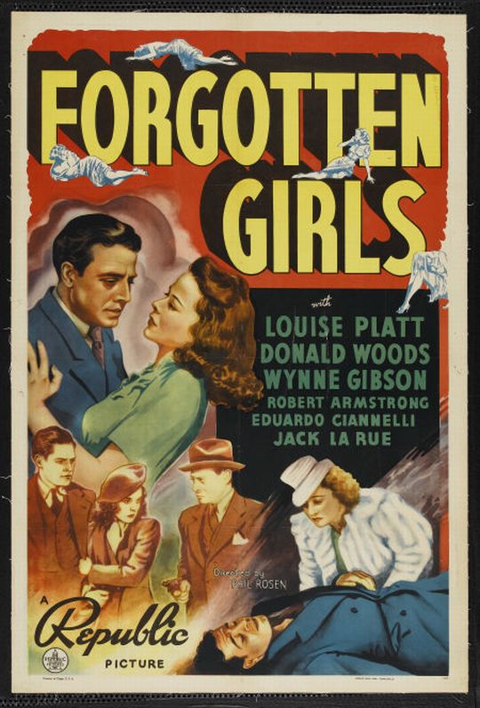 Donald Woods در صحنه فیلم سینمایی Forgotten Girls به همراه Wynne Gibson، Louise Platt و Jack La Rue