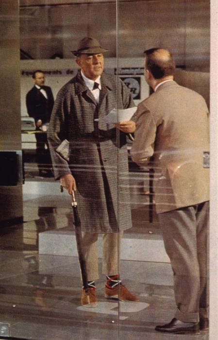 Jacques Tati در صحنه فیلم سینمایی زمان بازی