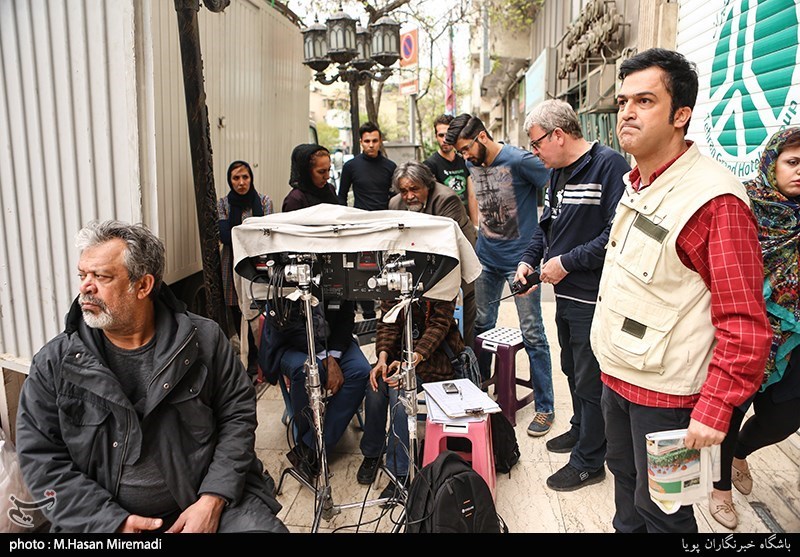 حسن پورشیرازی در پشت صحنه سریال تلویزیونی لژیونر