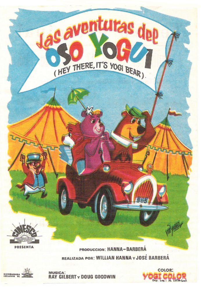  فیلم سینمایی Hey There, It's Yogi Bear به کارگردانی Joseph Barbera و William Hanna