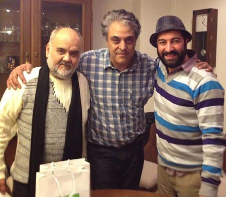 تصویری از مجید صالحی، بازیگر و کارگردان سینما و تلویزیون در پشت صحنه یکی از آثارش
