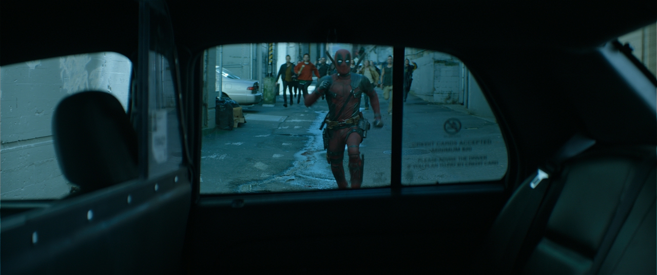رایان رینولد در صحنه فیلم سینمایی ددپول 2