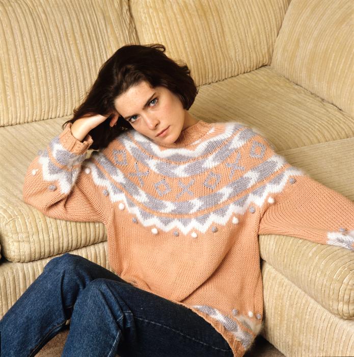 Lara Flynn Boyle در صحنه سریال تلویزیونی توئین پیکس