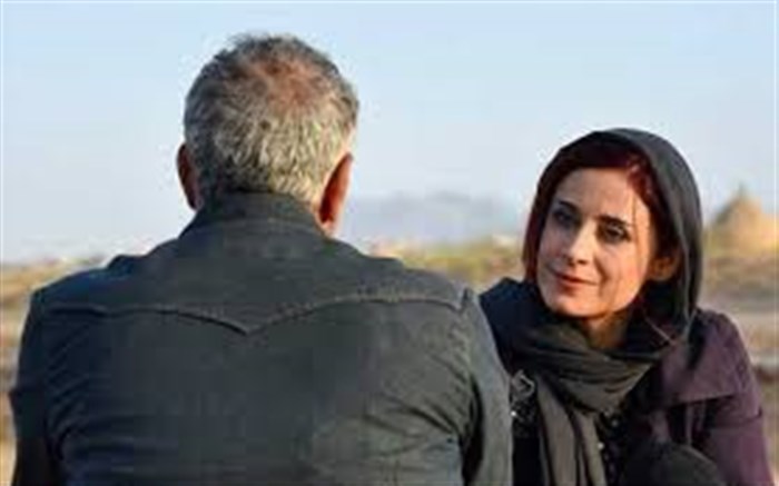 مریم مقدم در صحنه فیلم سینمایی برگ جان به همراه مهدی احمدی