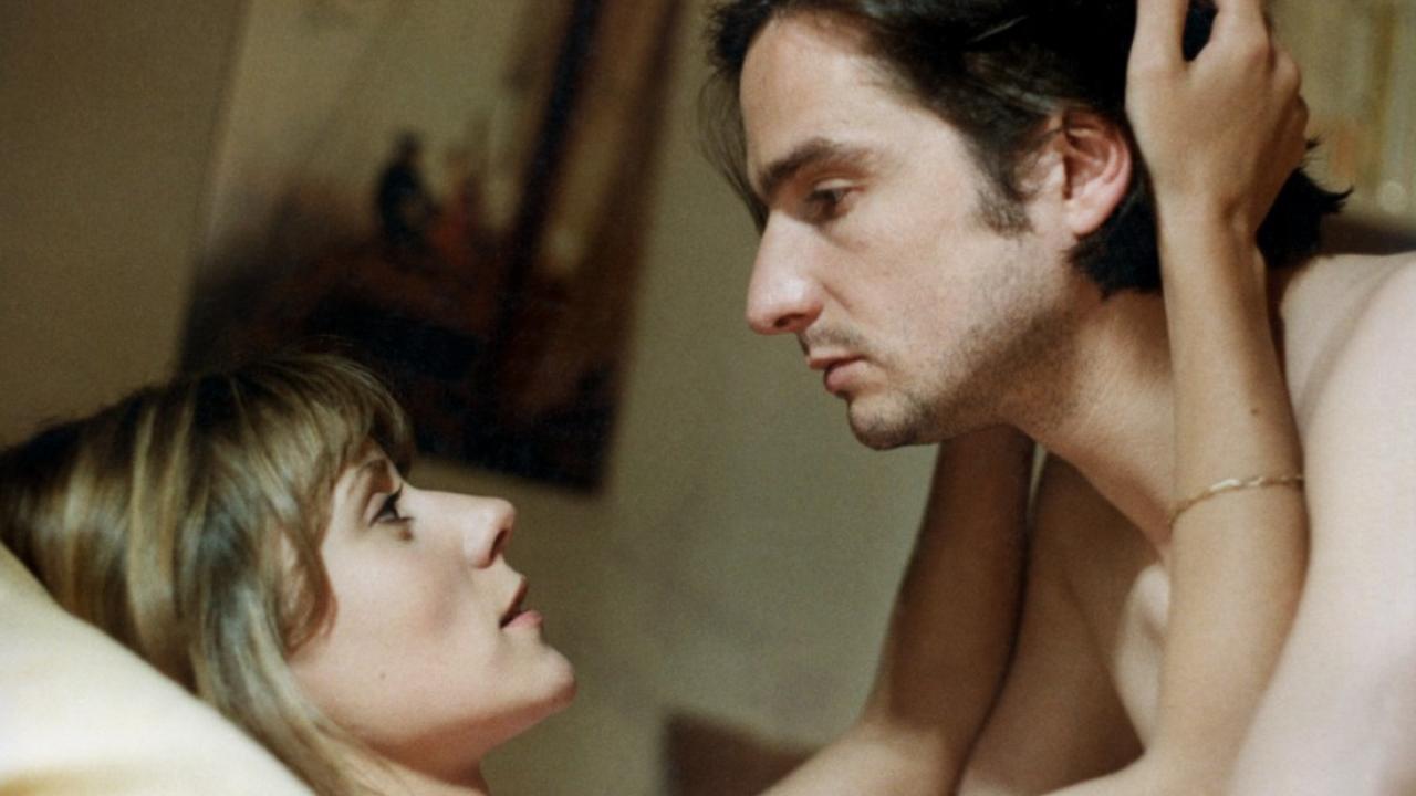 Jean-Pierre Léaud در صحنه فیلم سینمایی Love on the Run به همراه Dorothée